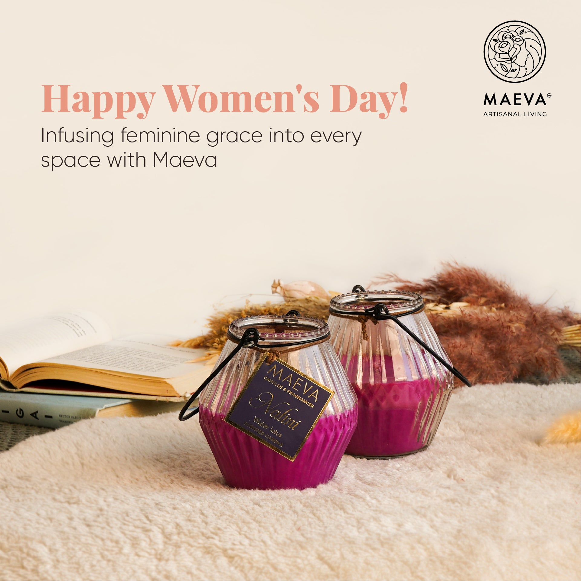 Luxury Candle Jars for Women's Day Gift