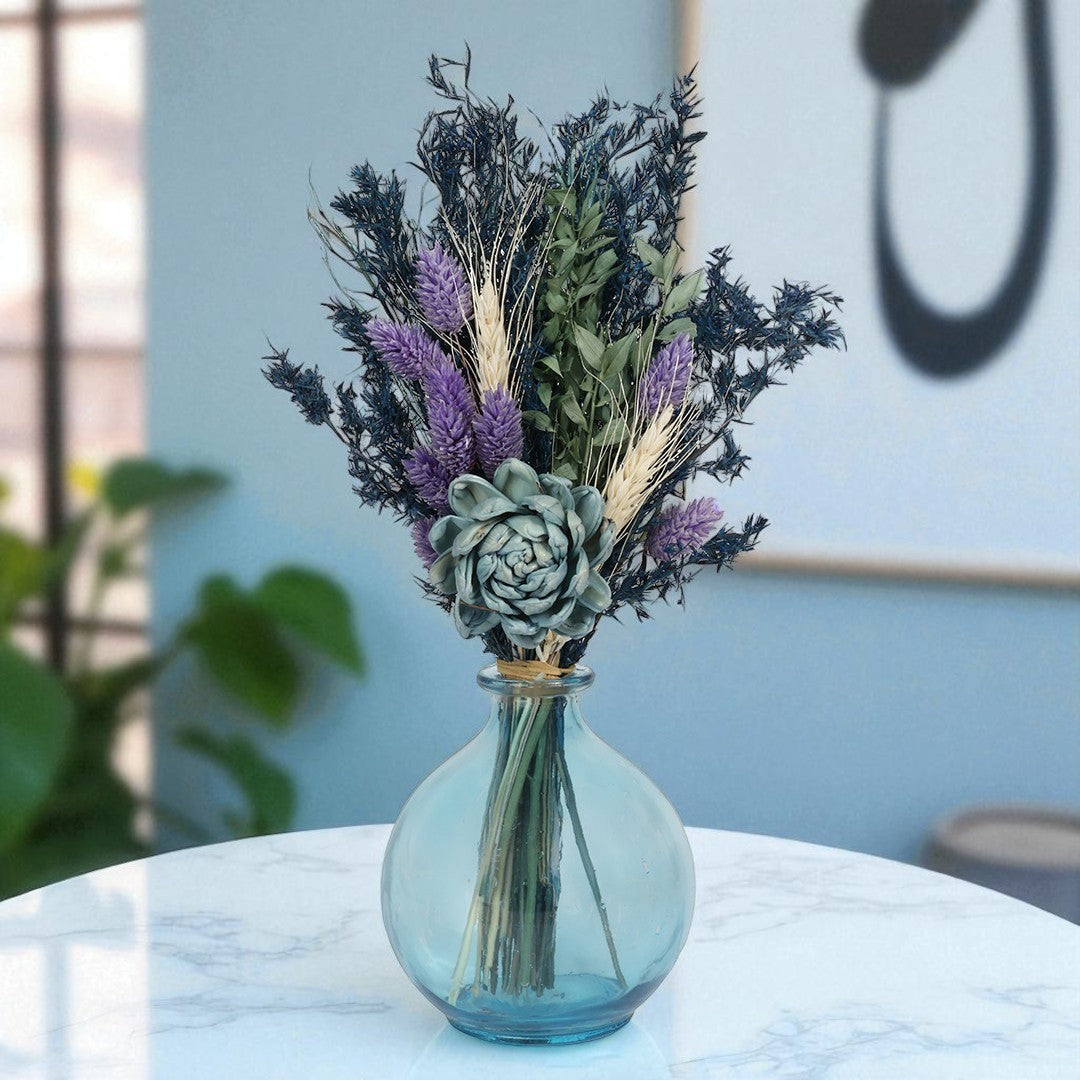 How to style dried flowers at home in India