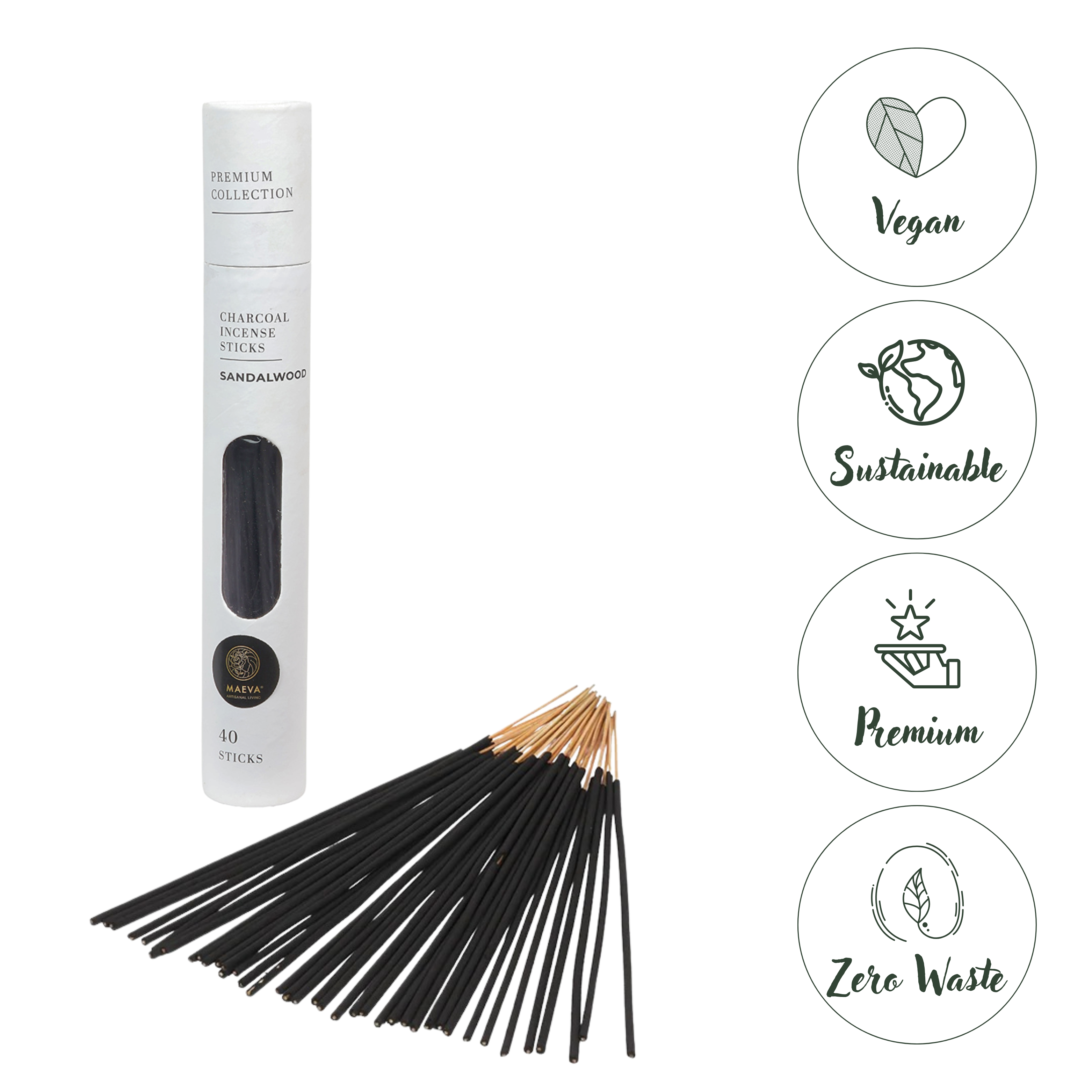 Sandalwood Charcoal Incense Sticks