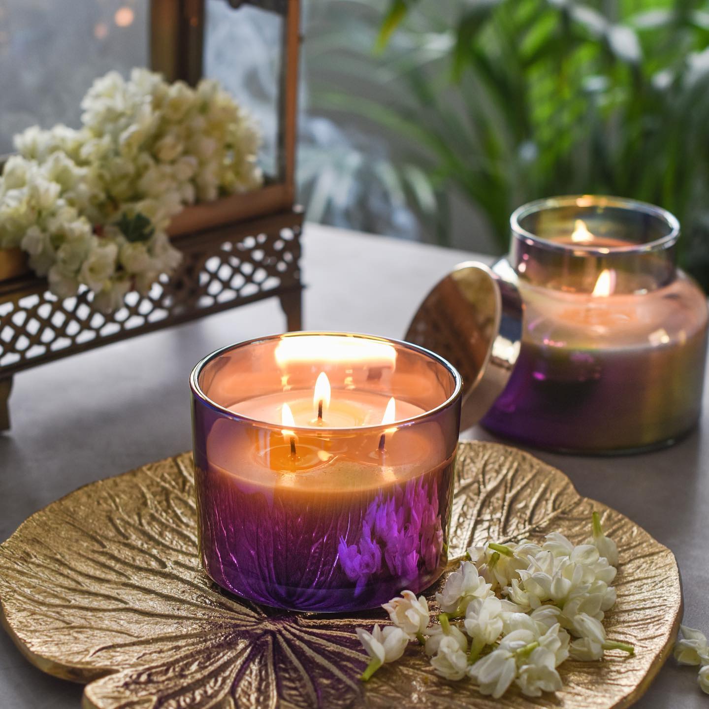 Anagha Iridescent 3-Wick Candle