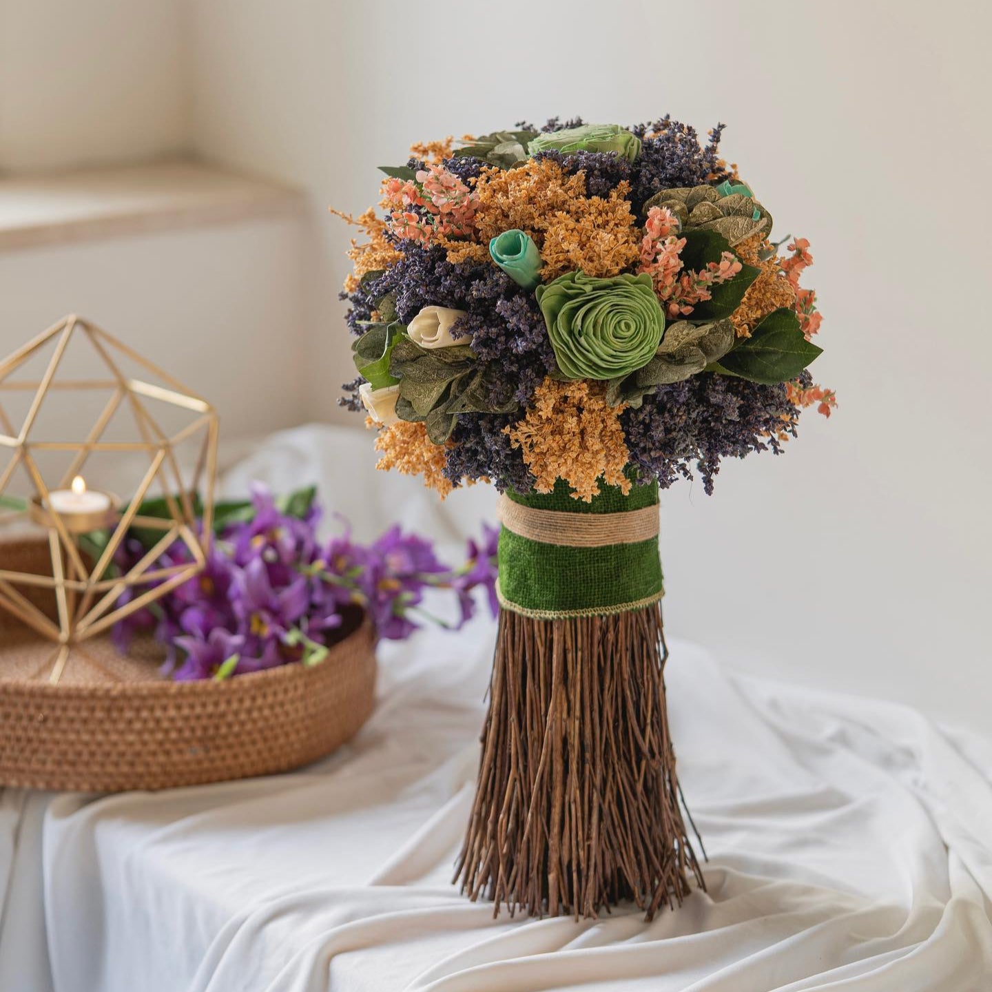 Buy Eternal Summer Dried Flower Bouquet Online Floral Bouquets