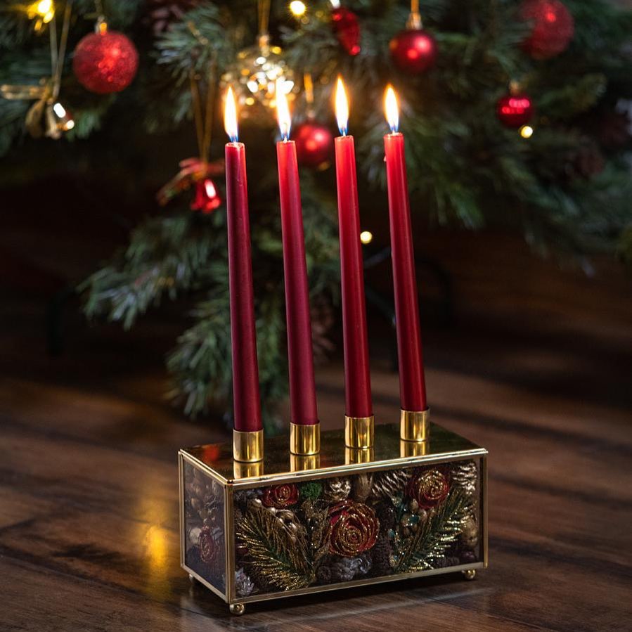 Christmas Tapers - Pk of 6