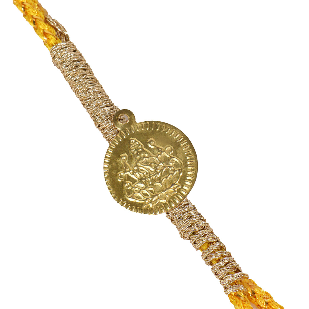 Gulbahar gold embellished rakhi for Women (set of 3)