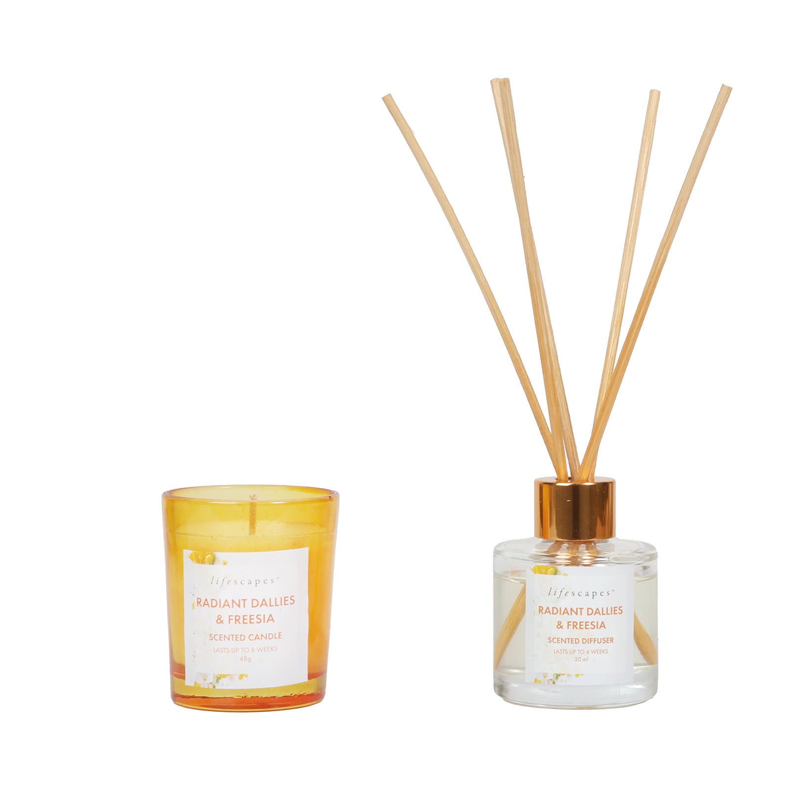 Lifescapes Scented Giftset – Radiant Dallies & Freesia