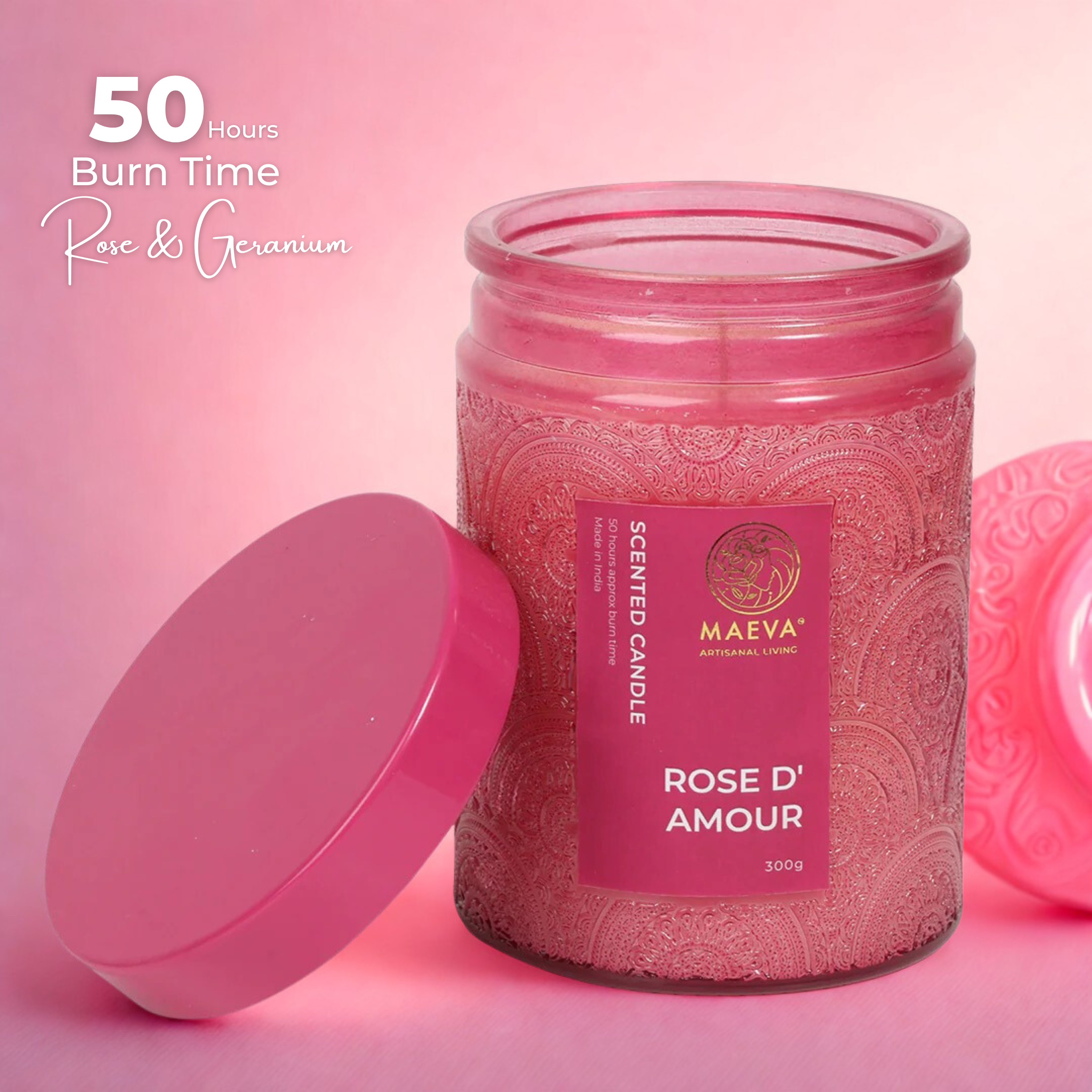 Rose d'Amour Scented Candle