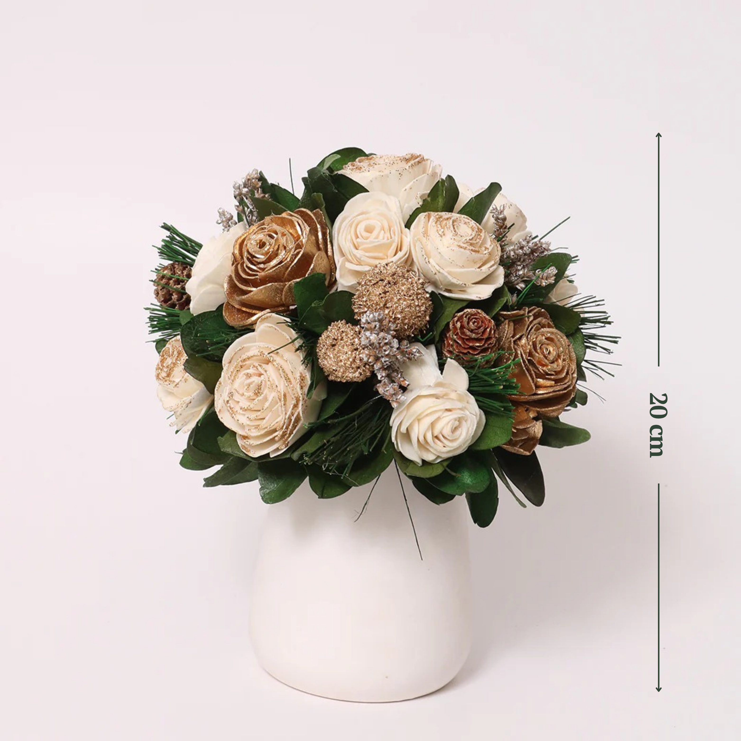 Beige & Gold Table Decor