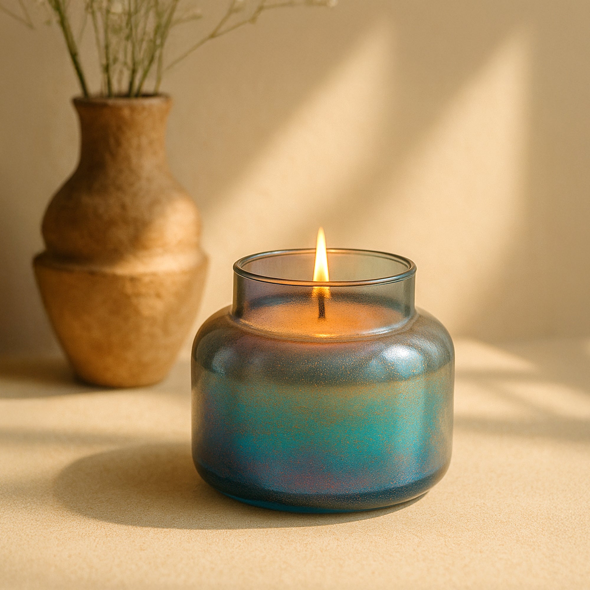 Anagha Iridescent Jar Candle