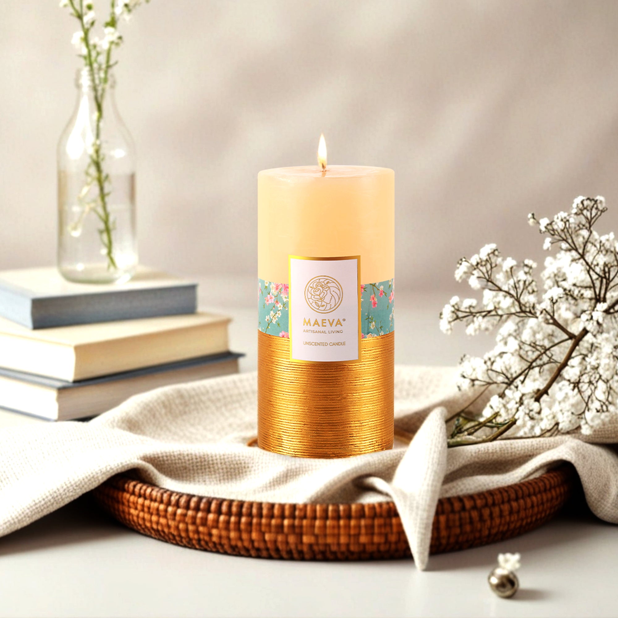 Birthday Pillar Candle - LARGE