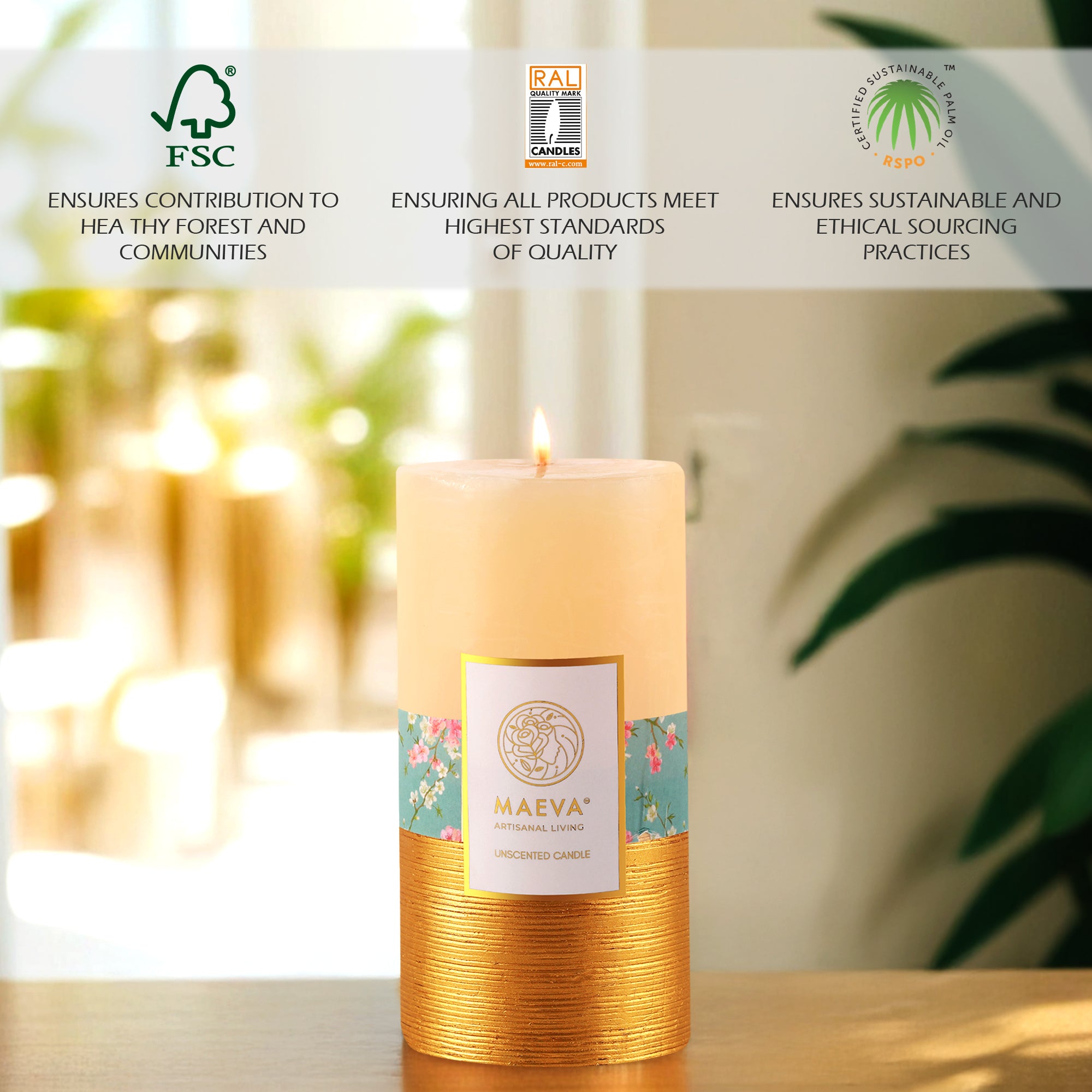 Birthday Pillar Candle - LARGE