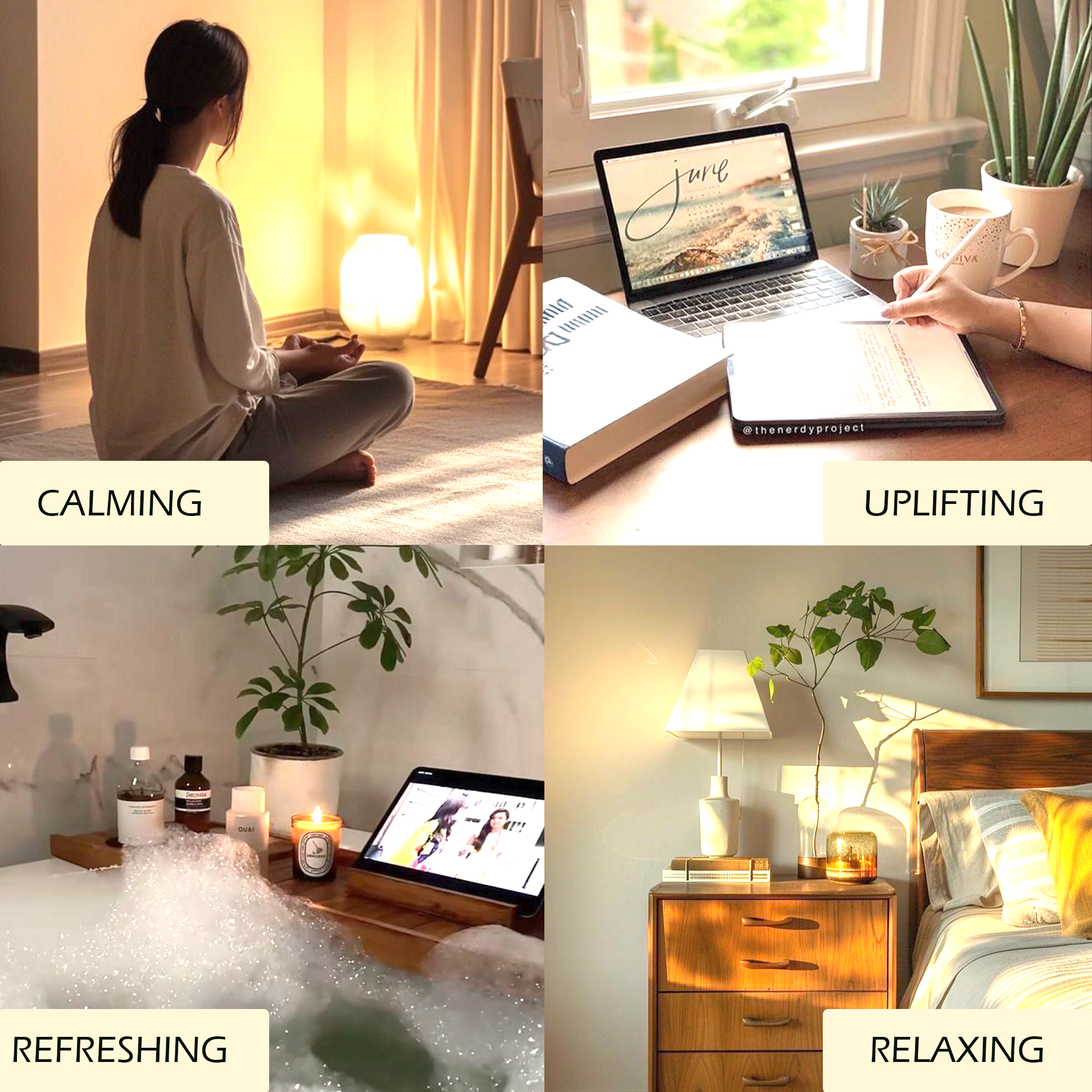 Cupid & Psyche Iridescent Glass Candle