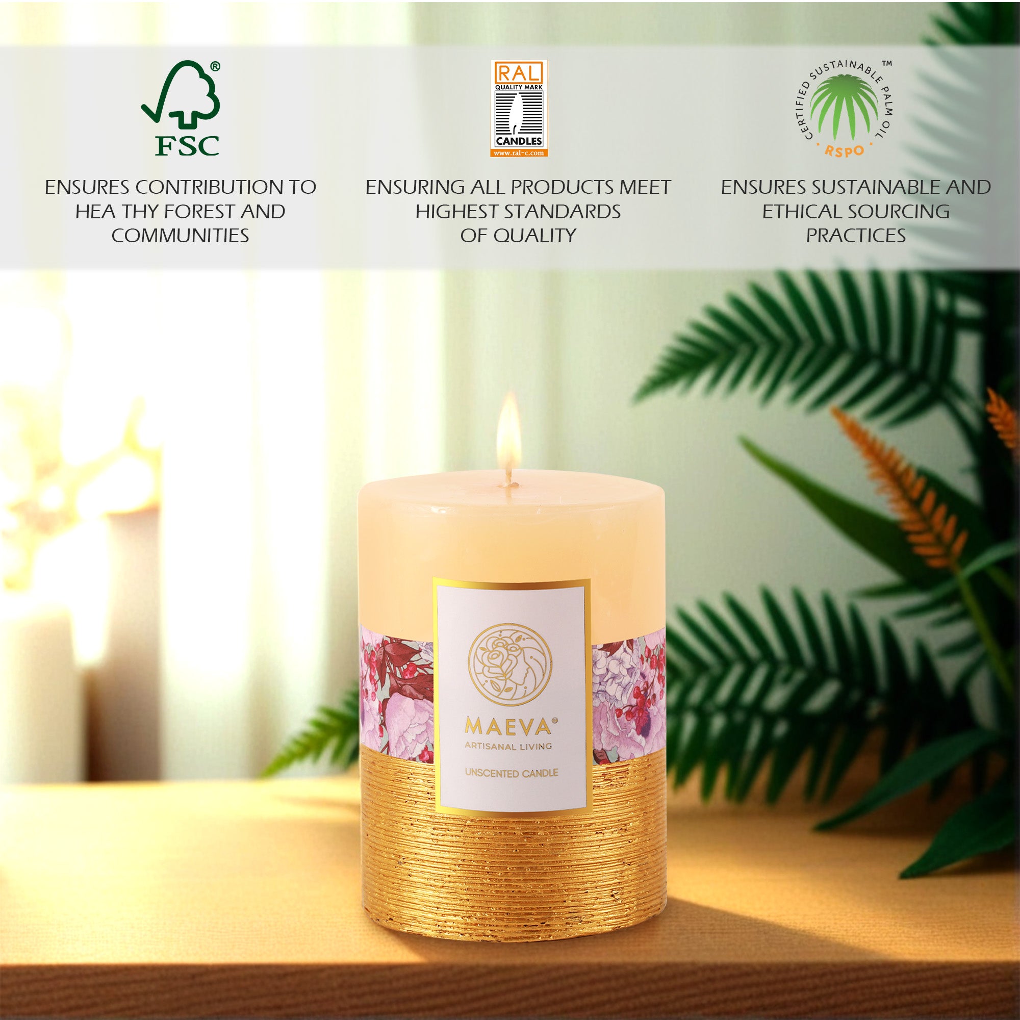 Birthday Pillar Candle - MEDIUM