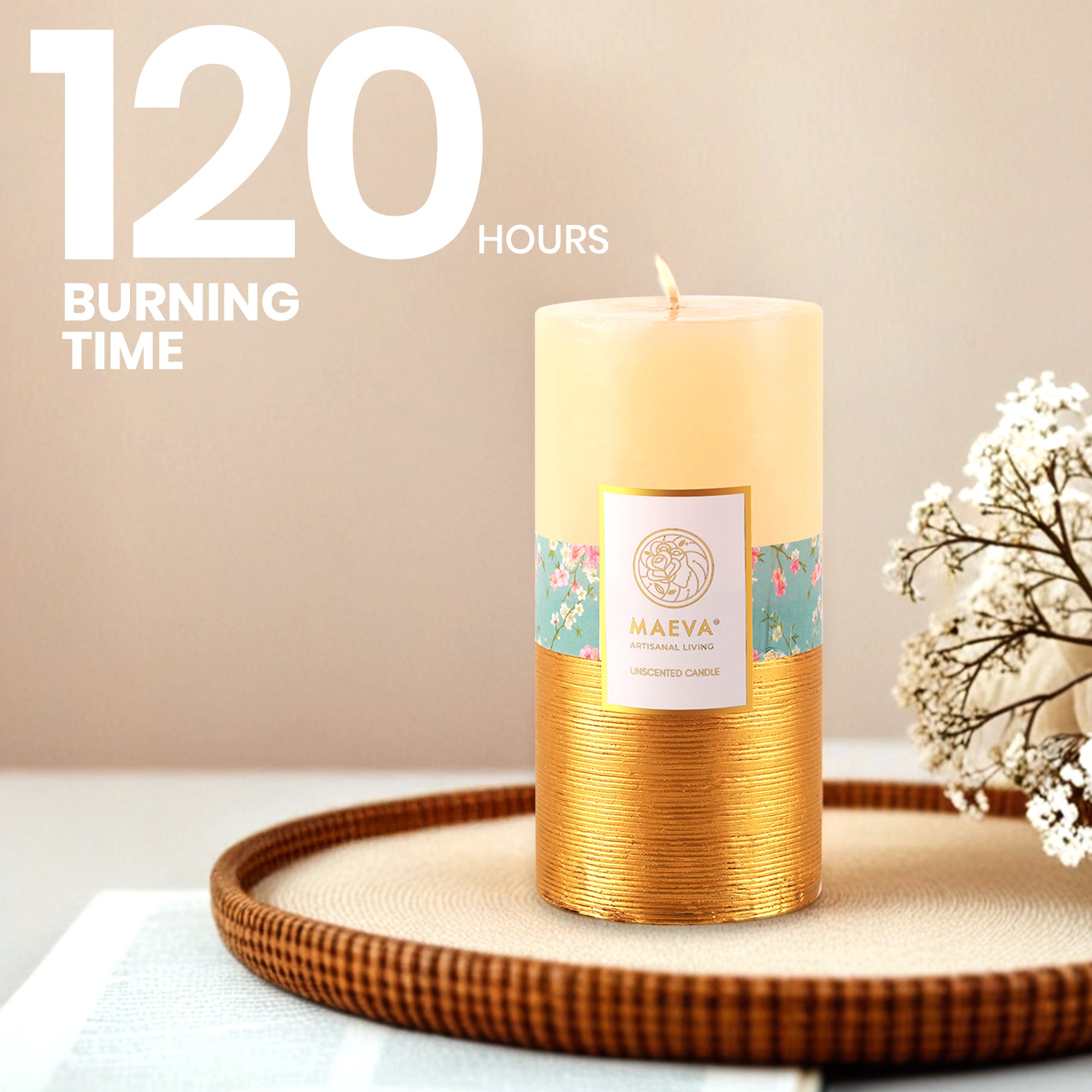 Birthday Pillar Candle - LARGE