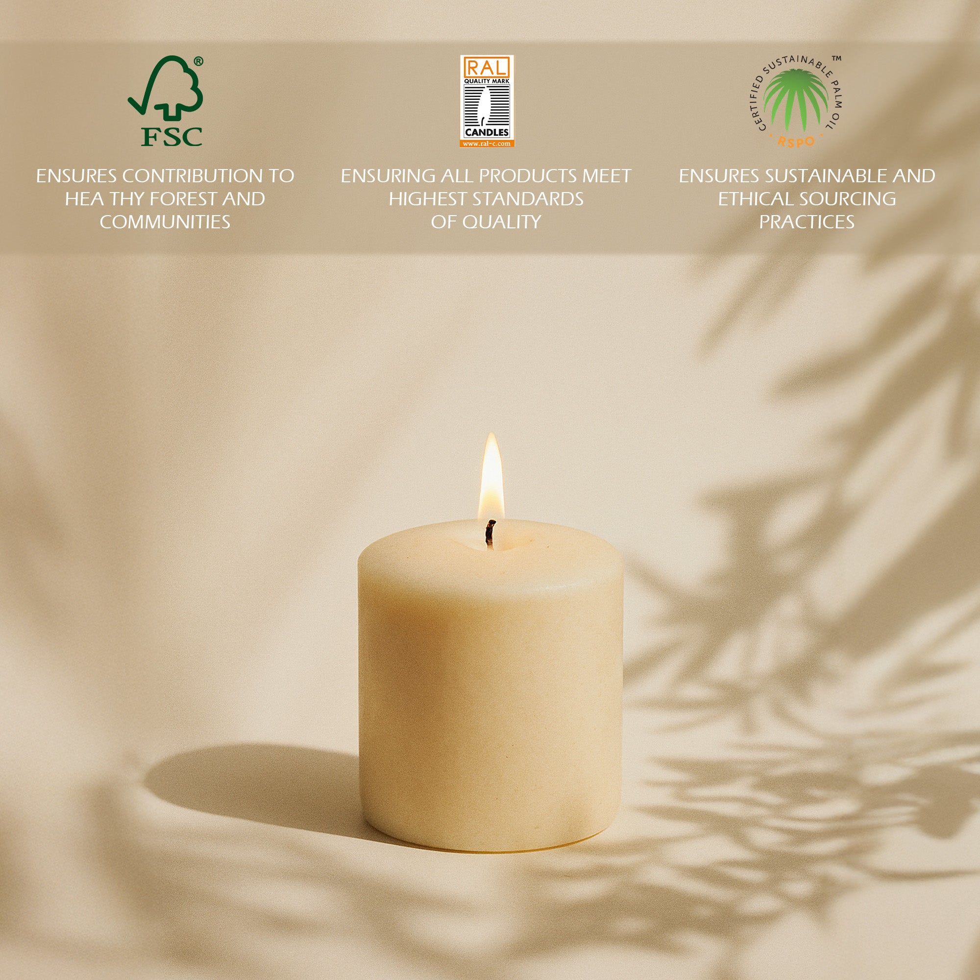 Pillar Candle - Set of 2