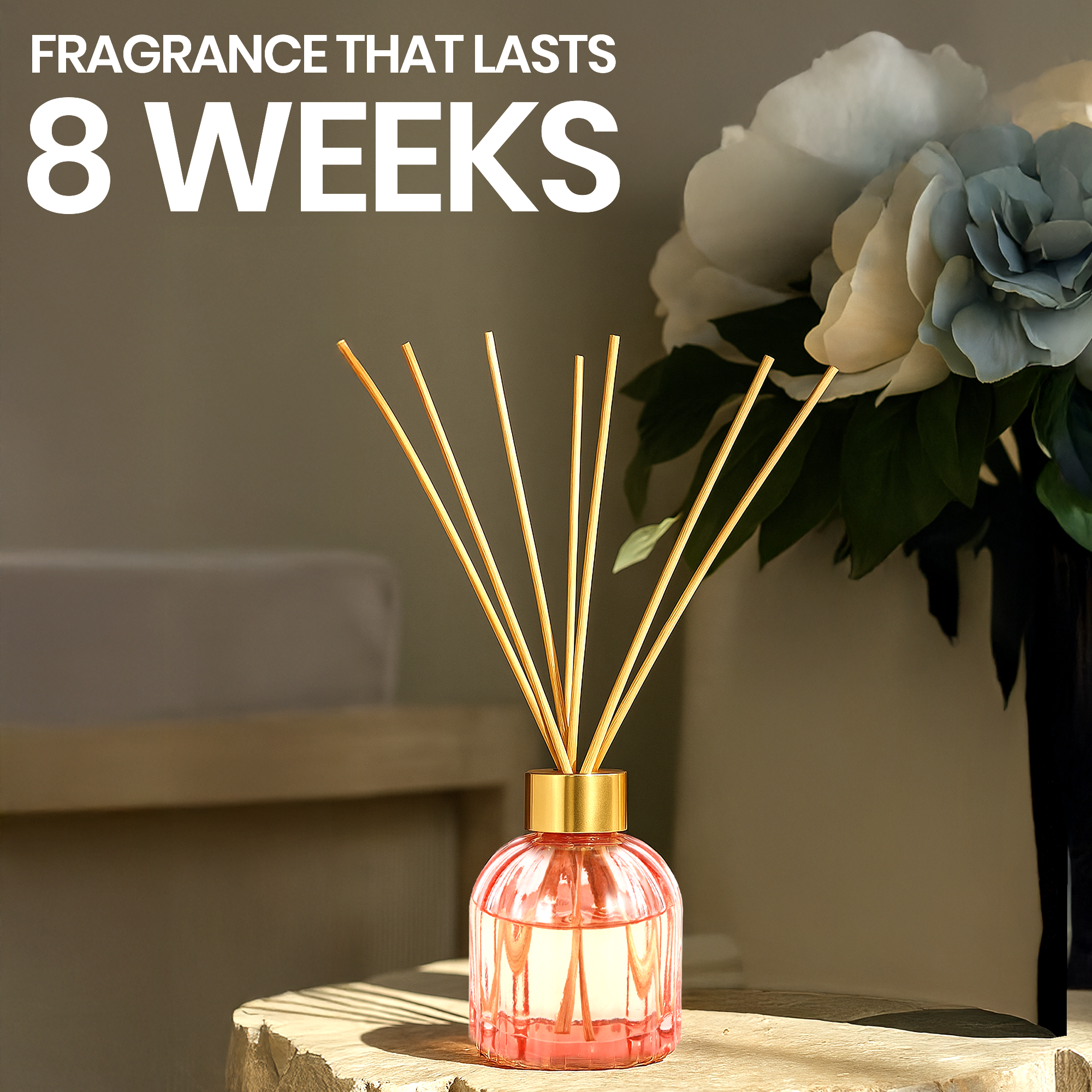 Scented Serenity Blush Peony Reed Diffuser