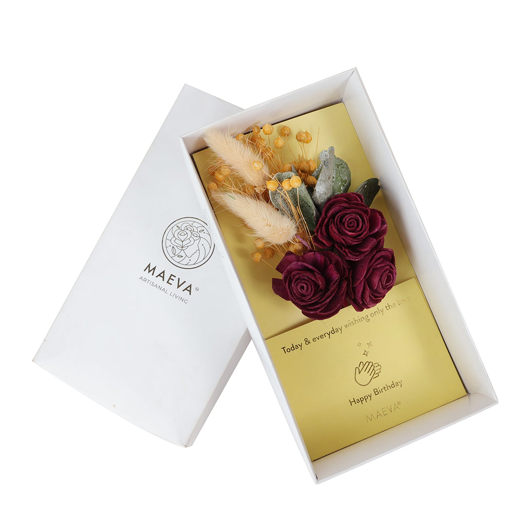 Birthday Greeting Card - Yellow