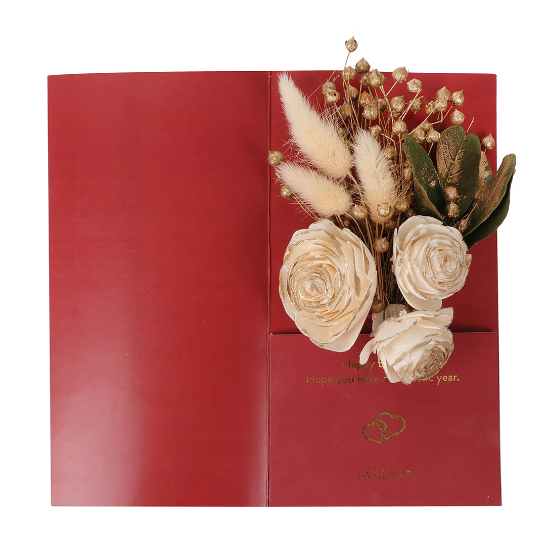 Birthday Greeting Card - Red