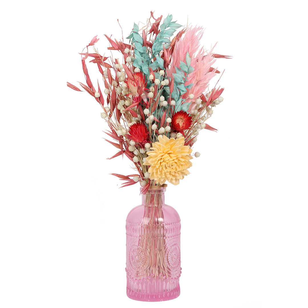Candy Embossed Flower Vase