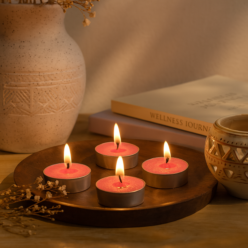 Anagha Scented Tealight Candles - Pack of 18