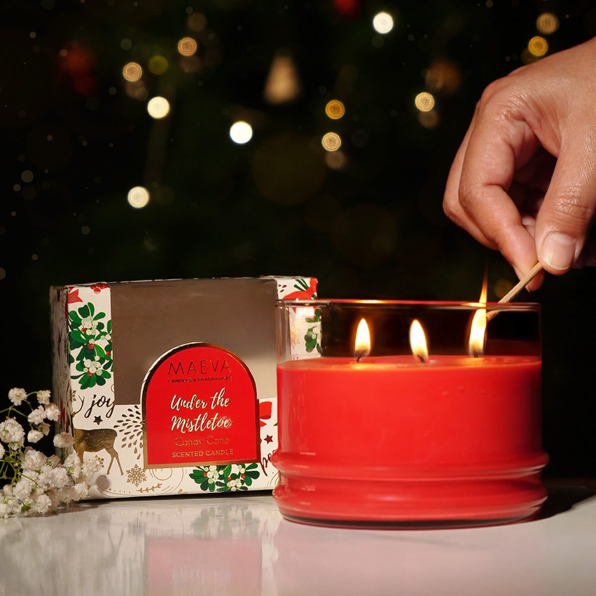 Christmas 3 Wick Candle