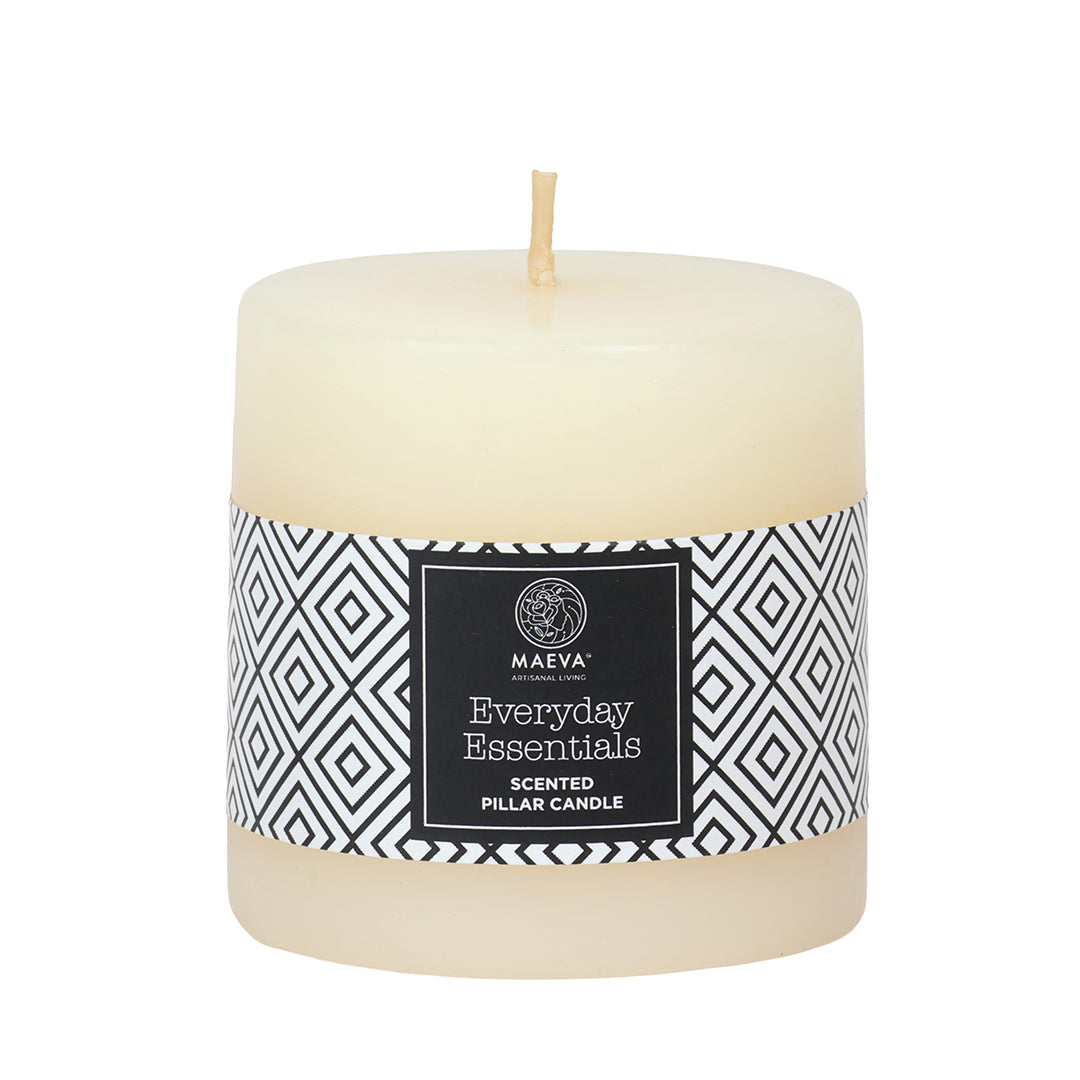 Everyday essential Bees Wax Pillar Candle - Small