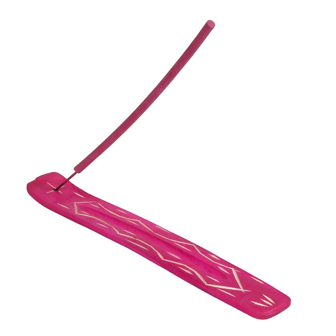 Pink Wooden Incense Holder