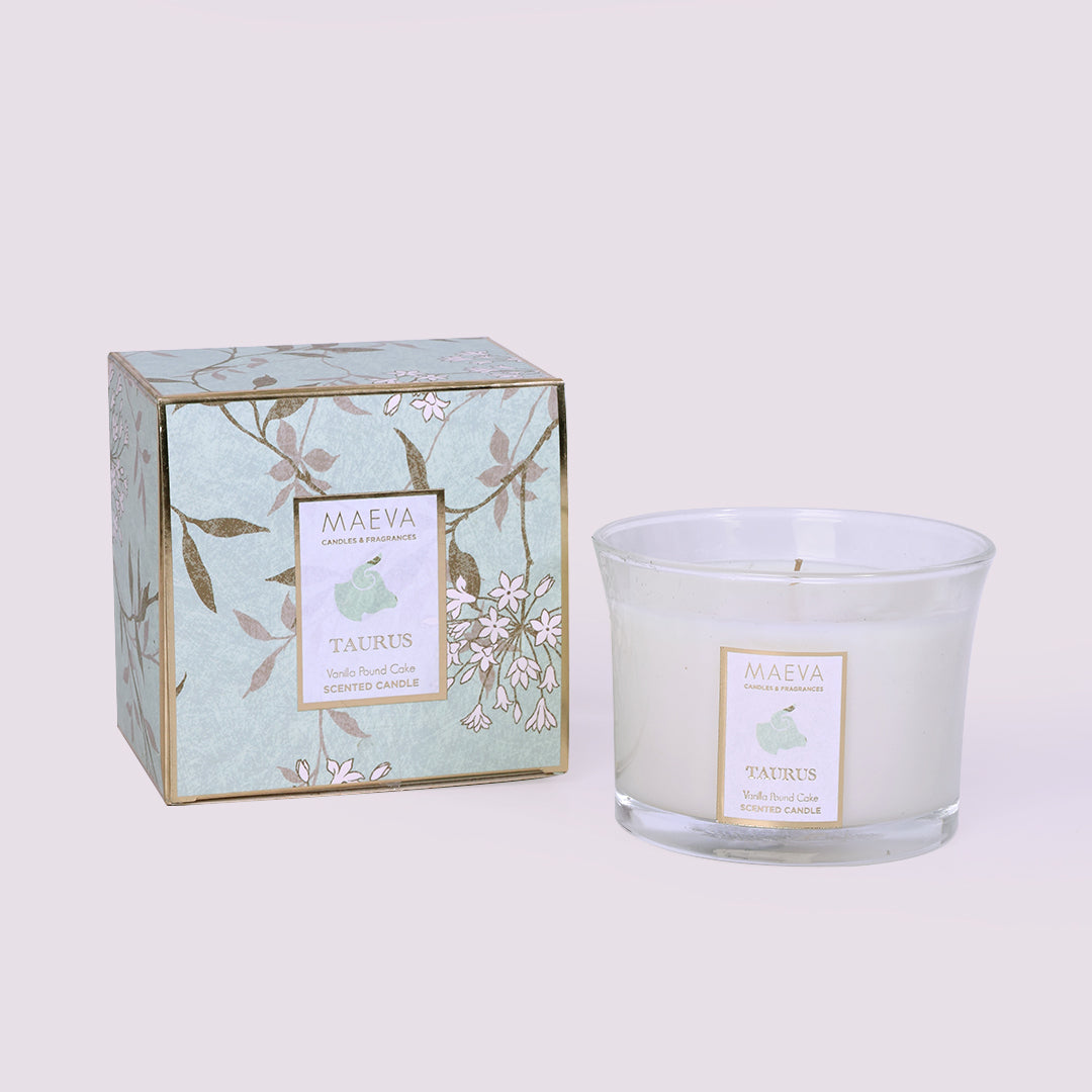 Zodiac Flared Glass Candle