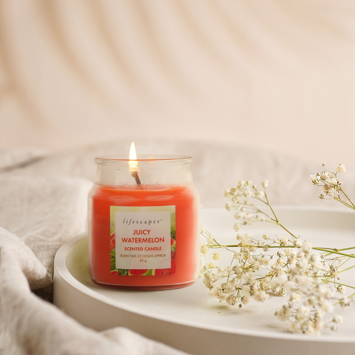 Watermelon Mini Jar Candle