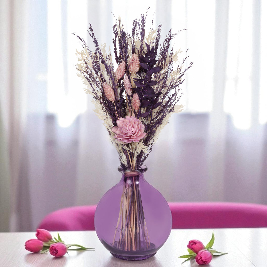 Lilac Grace Round Flower Vase