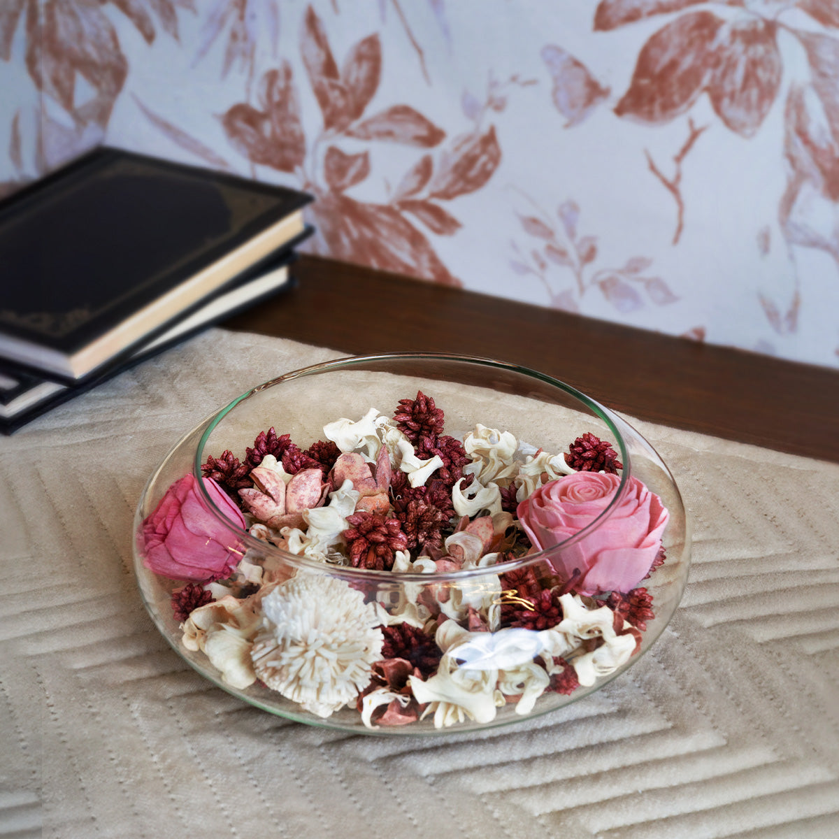 Rosette Potpourri Jar