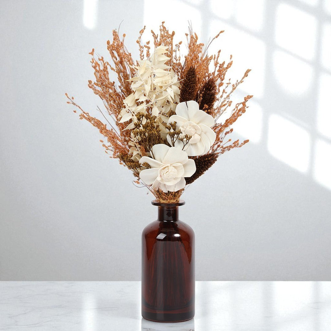 Shadow Vase with Flowers