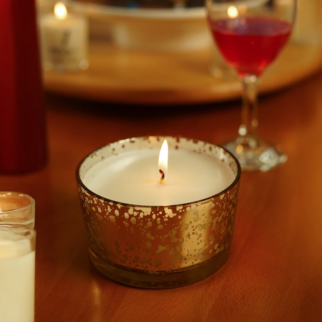 Birthday Mercury Effect Votive Candle