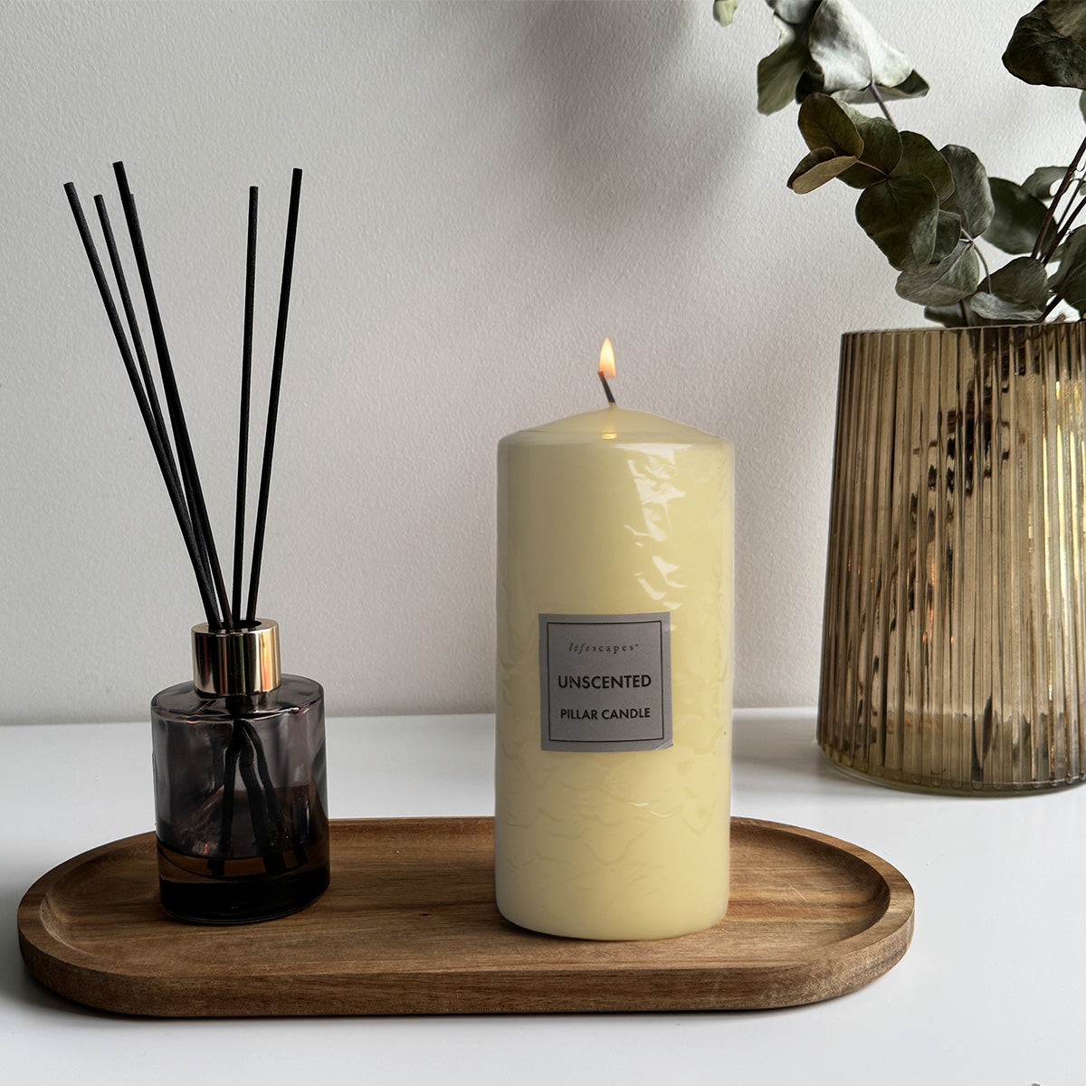 Lifescape Pillar Candle – Big (Ivory)