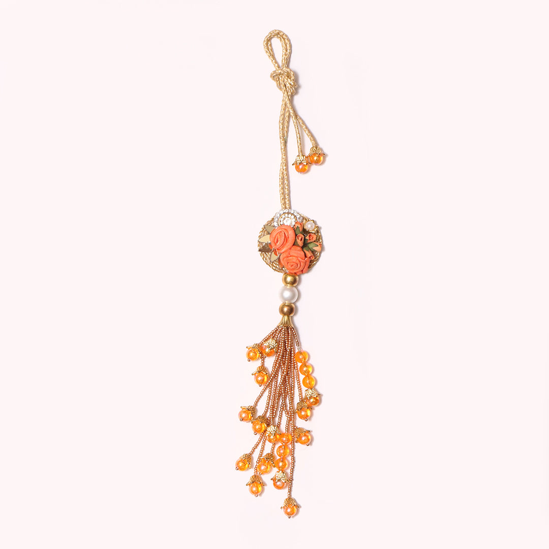 Gulbahaar Tangerine Rakhi - COUPLE