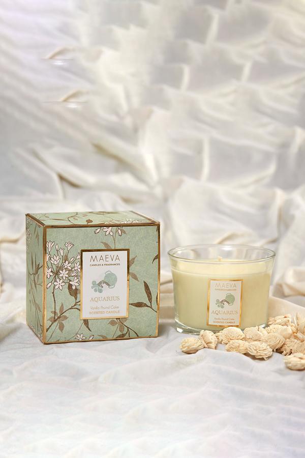 Zodiac Flared Glass Candle