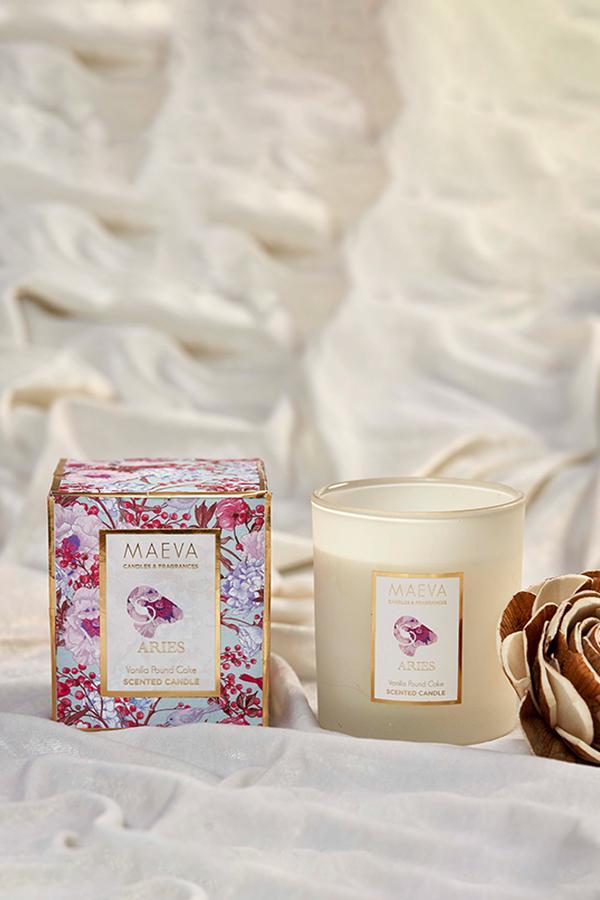 Zodiac Frosted Glass Candle