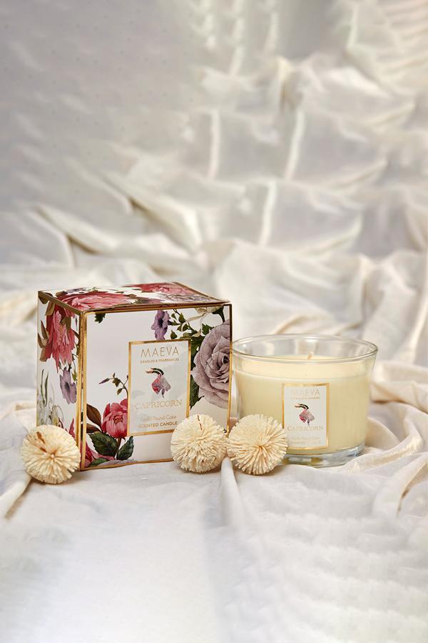 Zodiac Flared Glass Candle