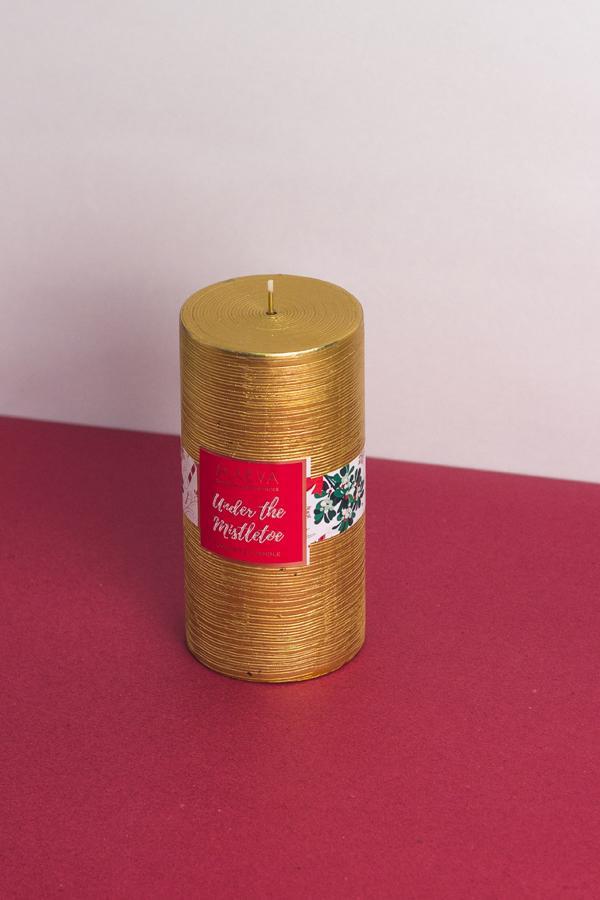 Christmas Pillar Candle - L