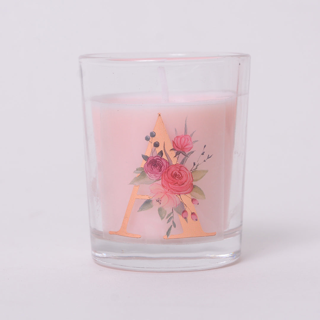 Monogram Shot Glass Candles