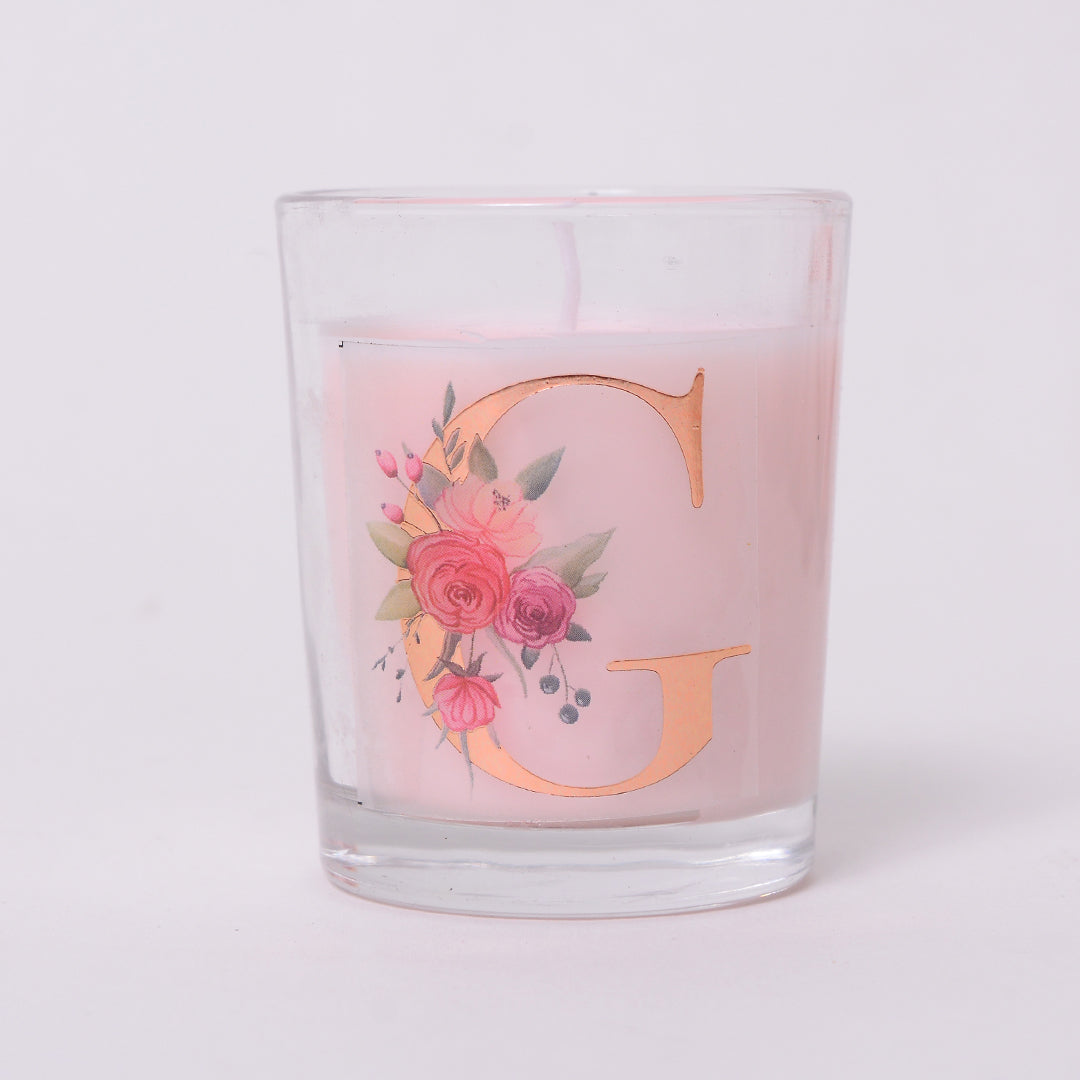 Monogram Shot Glass Candles