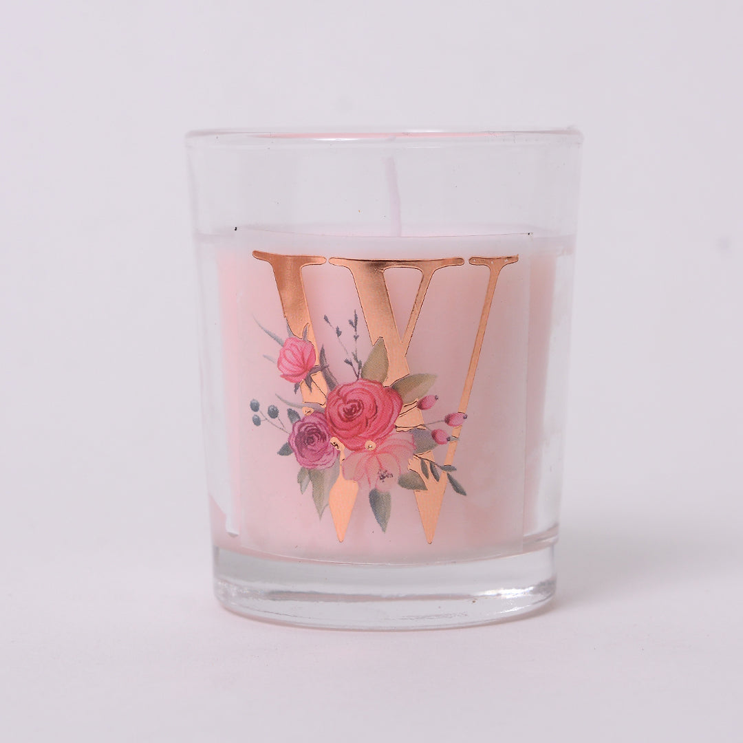 Monogram Shot Glass Candles