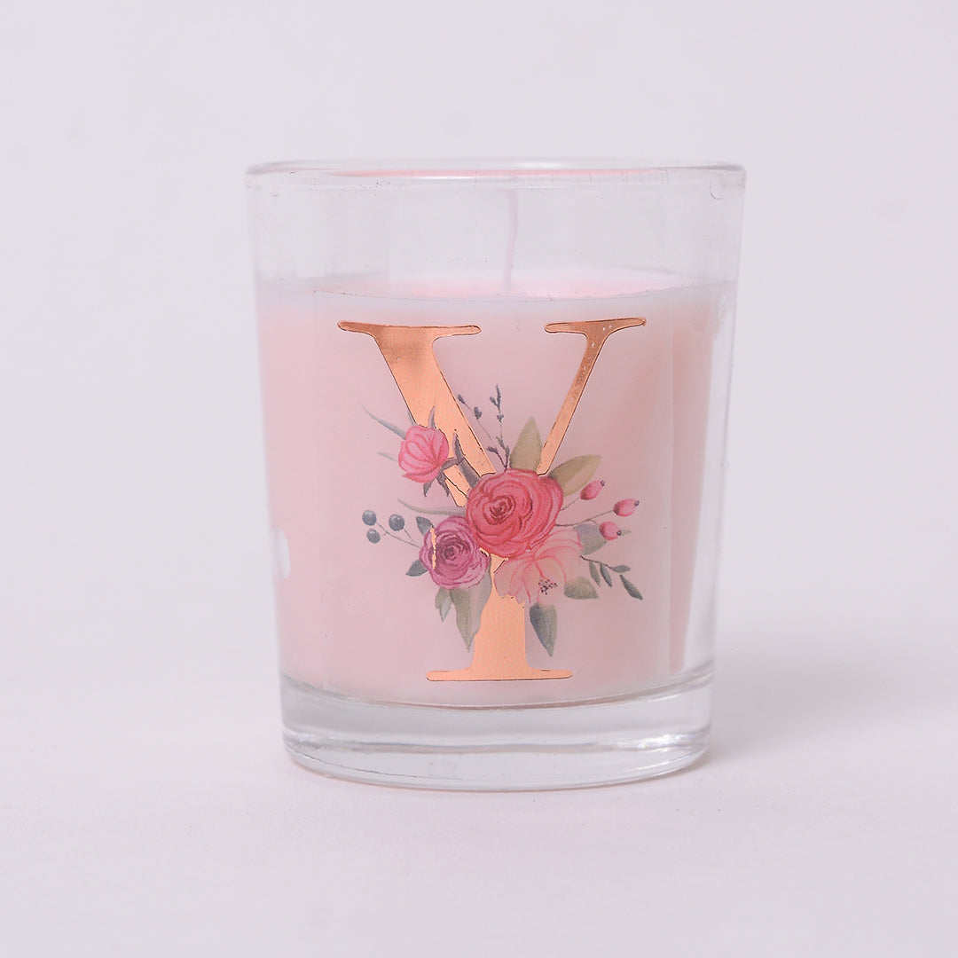 Monogram Shot Glass Candles
