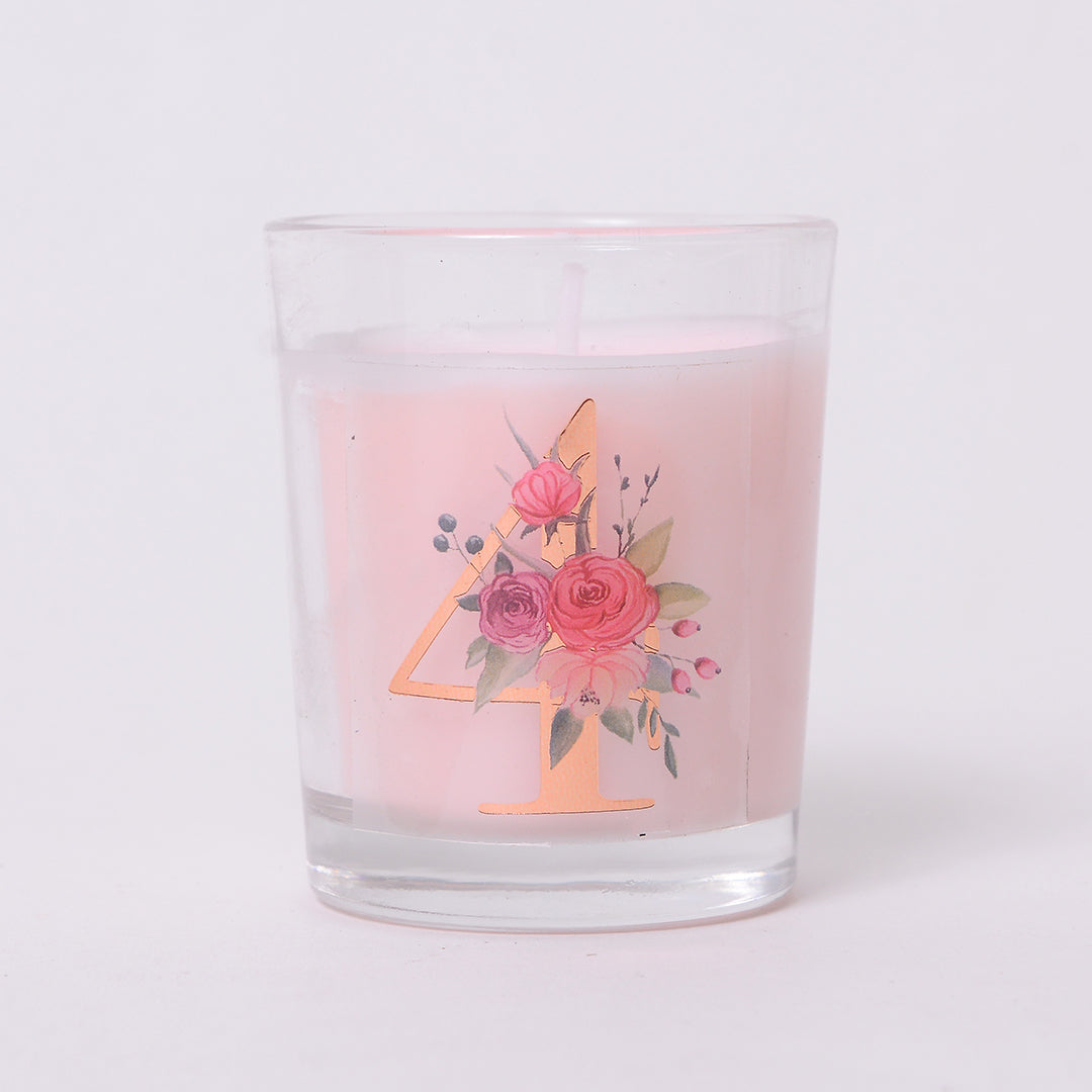 Monogram Shot Glass Candles