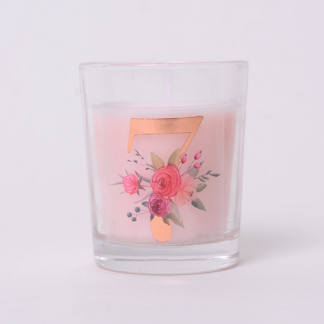 Monogram Shot Glass Candles