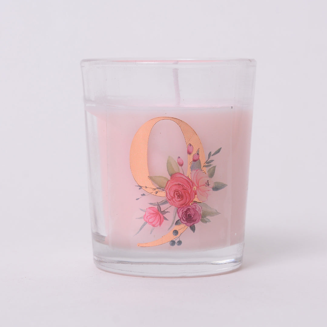 Monogram Shot Glass Candles