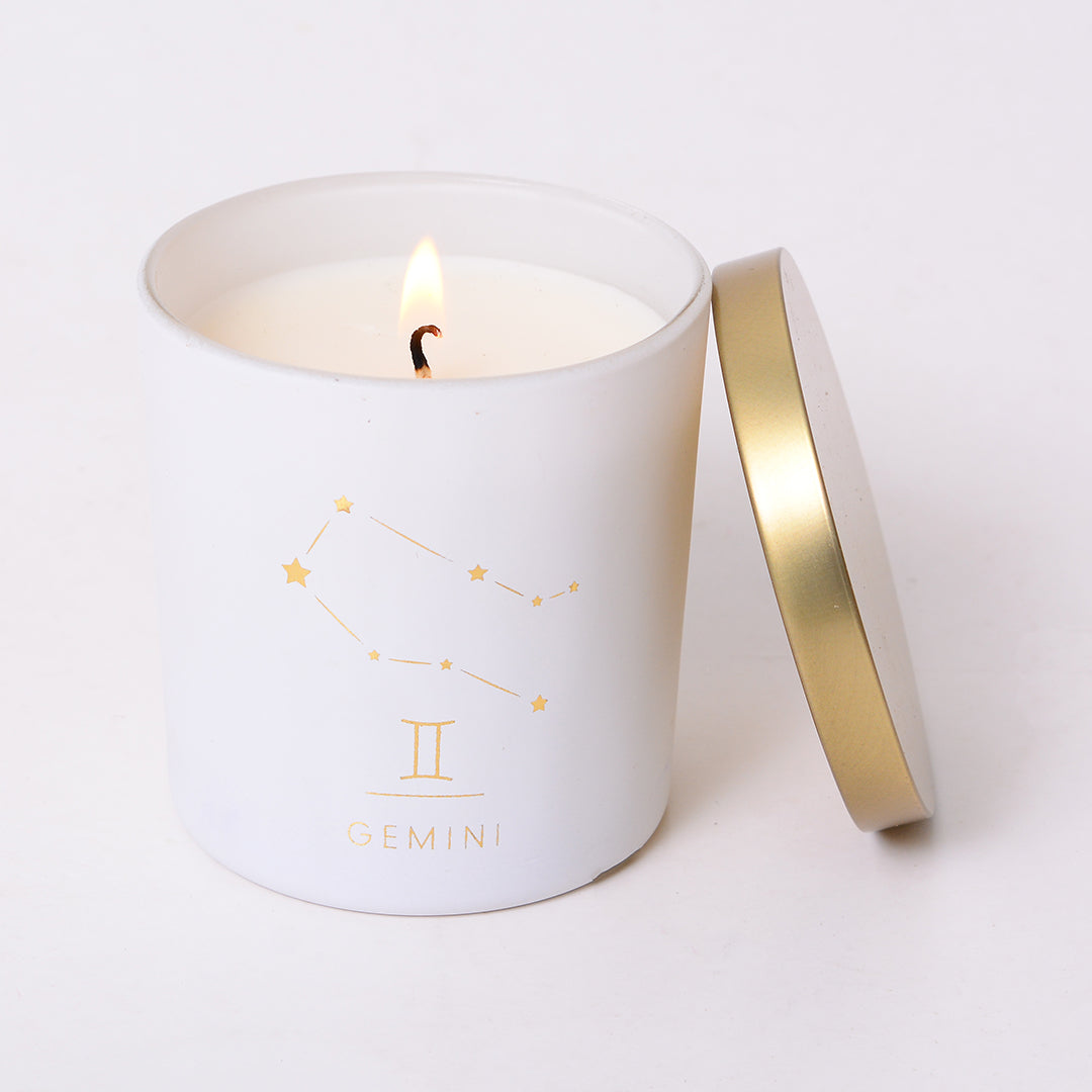 Gemini Zodiac Scented Jar Candle