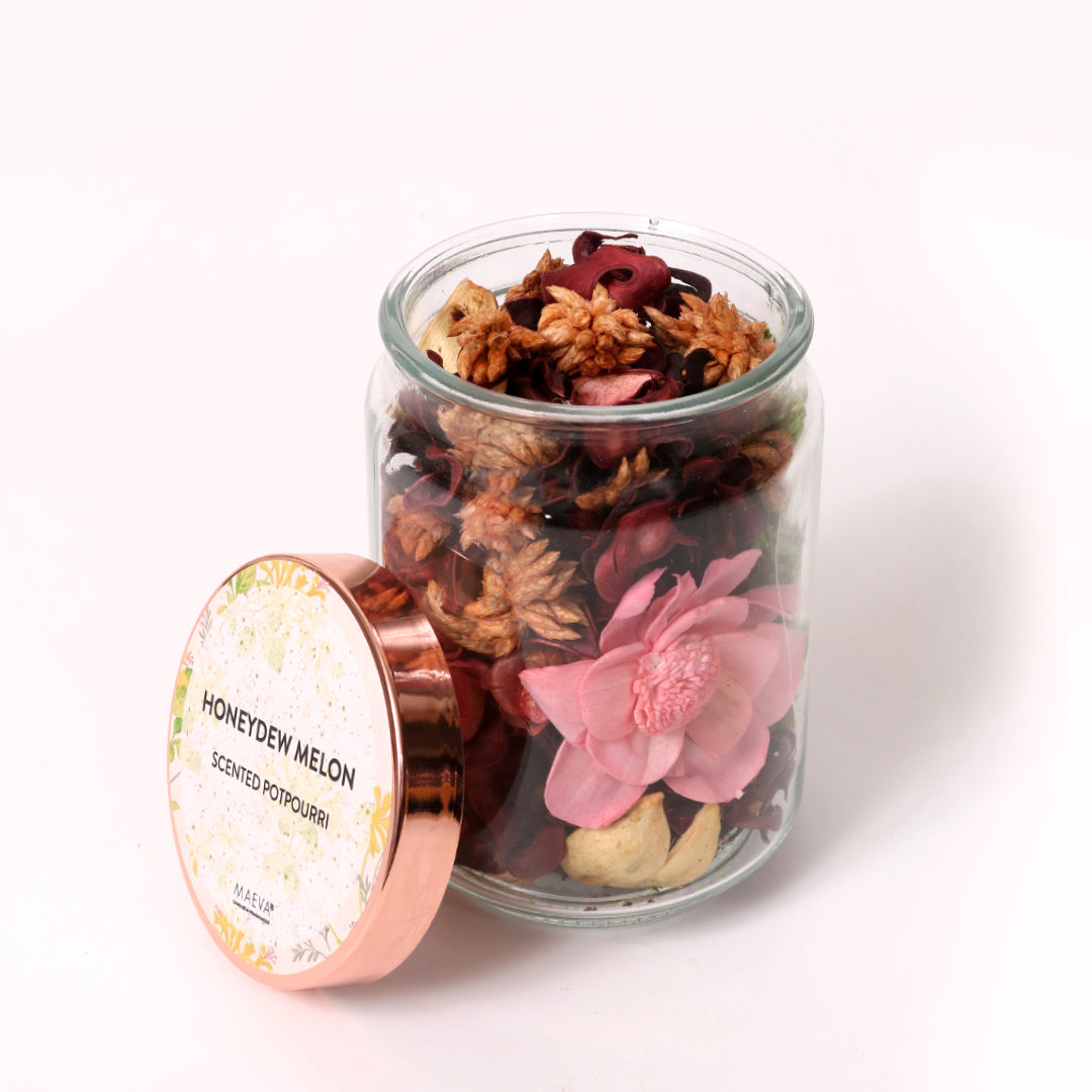 Honeydew Melon Potpourri Jar