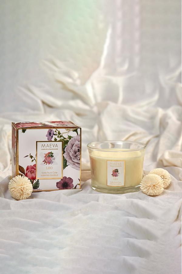 Zodiac Flared Glass Candle