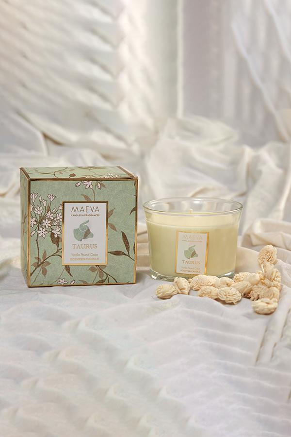 Zodiac Flared Glass Candle