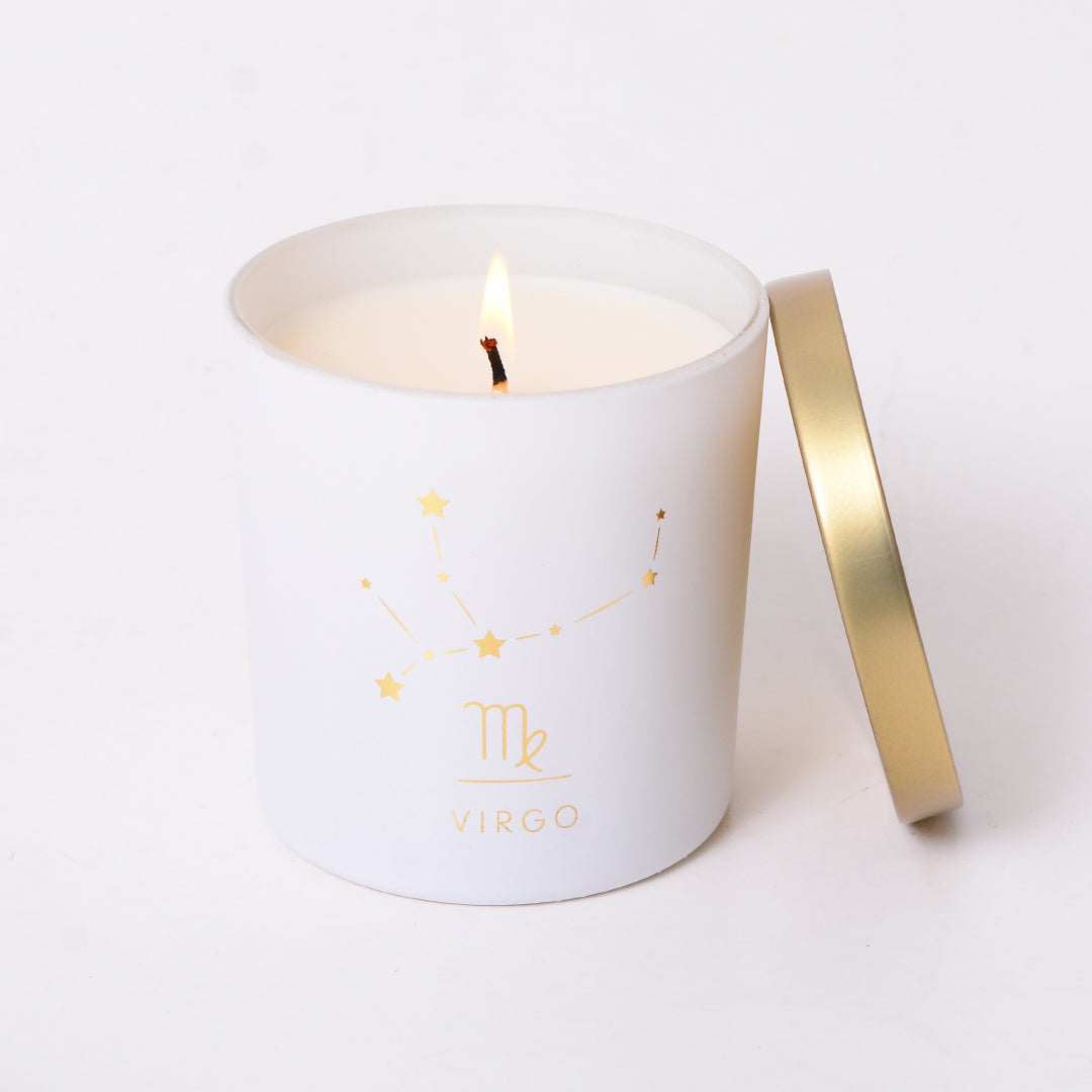 Virgo Zodiac Scented Jar Candle