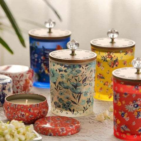 Scented Jar candles from summer collection for home decor 